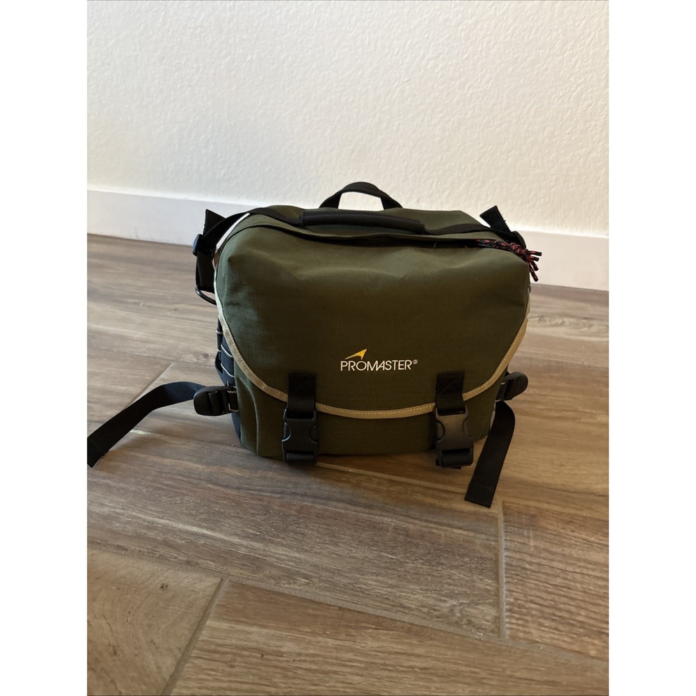 ProMaster Green Large Camera Camcorder Shoulder Bag Carry Case Soft Padded